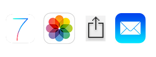 iOS7 Photos to email Jerry Kidd